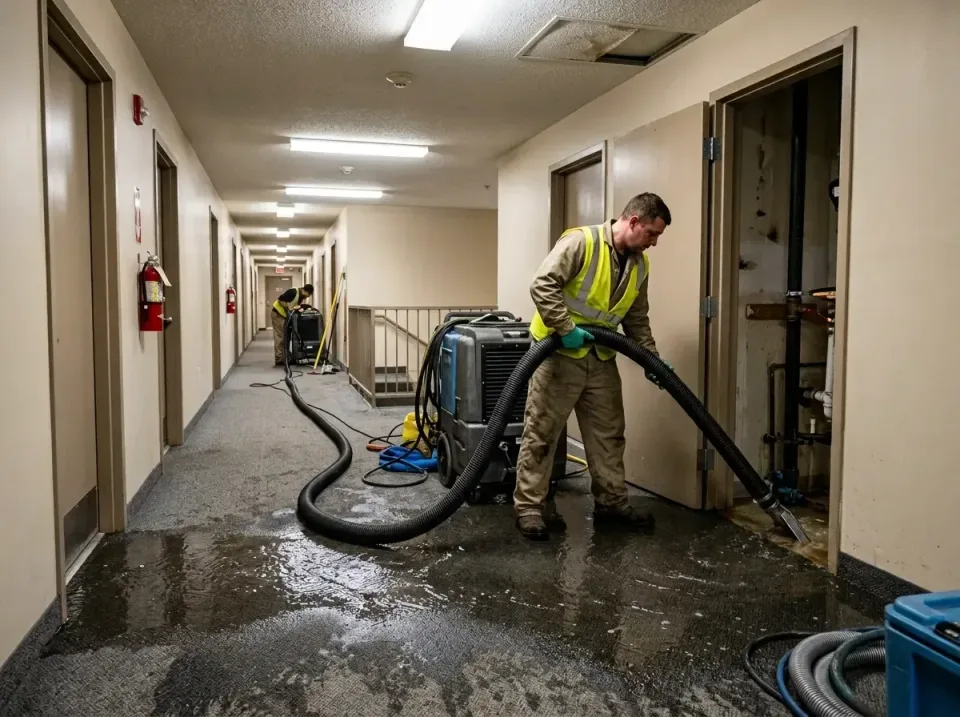 multi-unit-apartment-hallway-f-005 — frequently asked questions, Emergency Burst Pipe Water Extraction & Removal in Union, MO